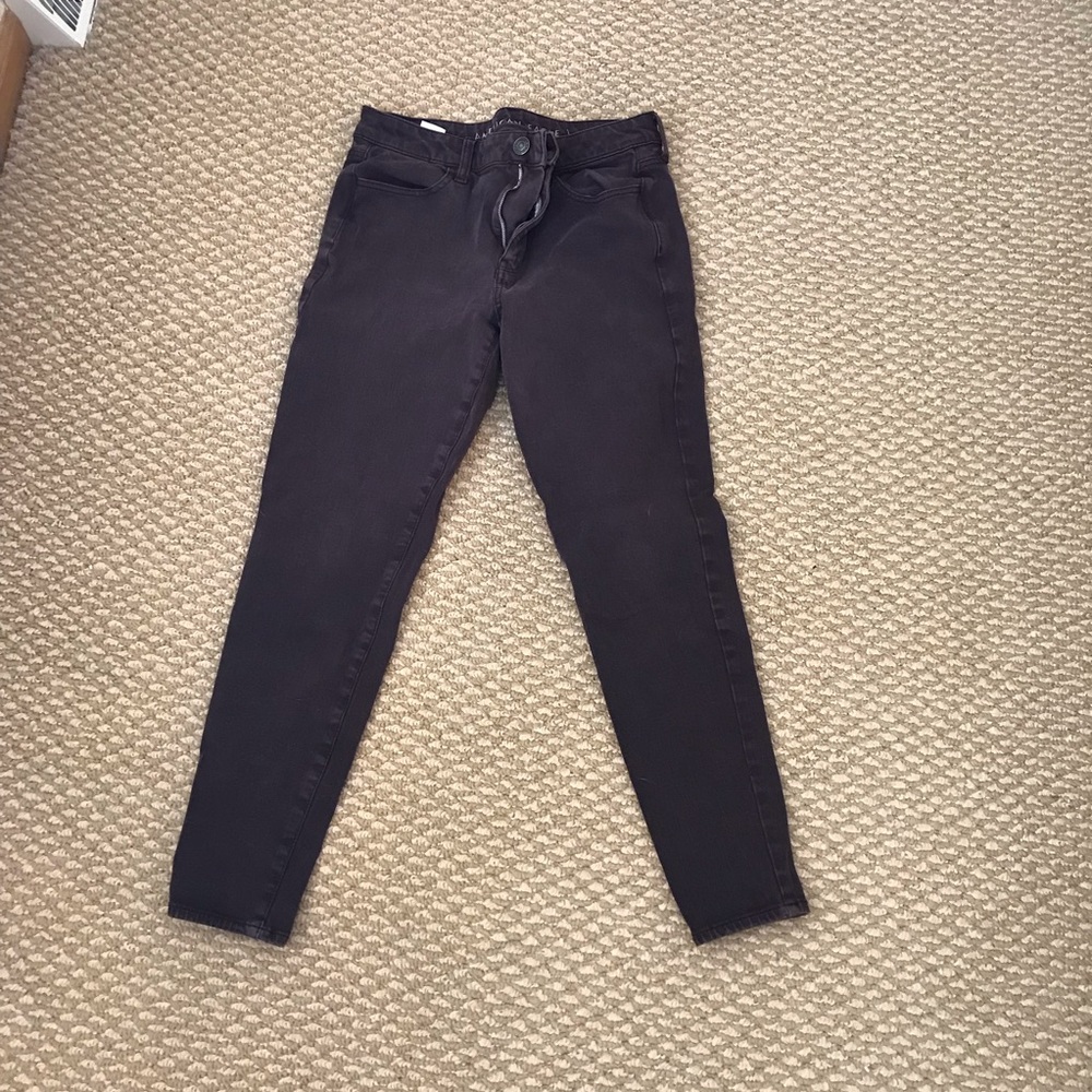 American Eagle Plum Skinny Jeans Size 10